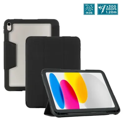 Imagen del producto de Funda ultra resistente para iPad de 11 pulgadas (modelo 2025, pantalla de 10.9 pulgadas), color negro