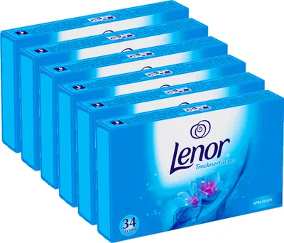 Produktbild von Lenor Trocknertücher Aprilfrisch 6 x 34 Tücher