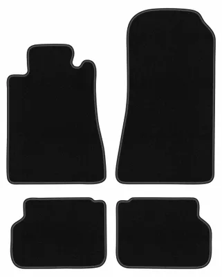 Immagine prodotto di Tappetini in moquette per Mercedes CL W140 1991-1998 (coupé) – set 4 pezzi, neri, su misura – Wielganizator BASIC