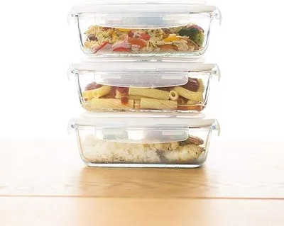 Produktbild von Glasbehälter für Lebensmittel, 6-teilig, für Küche