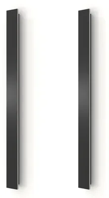 Produktbild von Calex Montevia Villa Wandlampe, Außenbeleuchtung, Warmweißes Indirekt Licht, LED, Wasserdicht, 100 cm, Schwarz, 2er Pack