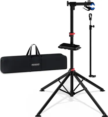 Immagine prodotto di Supporto per riparazione bici, capacità 30 kg, altezza regolabile