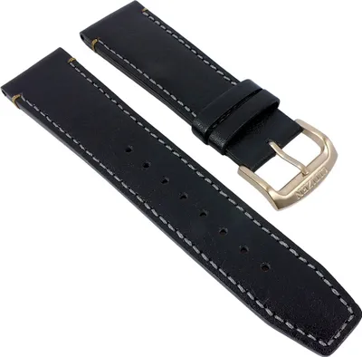 Produktbild von Citizen Funk | Uhrenarmband Leder schwarz 22mm für AT8126-02E
