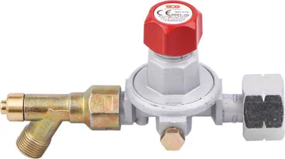 Produktbild von GCE Propanregler Kombianschl. O. Manom. / 8-14 Kg/H / 0,5-4 Bar