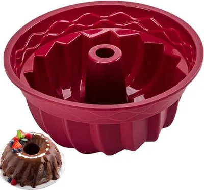 Produktbild von Famanu Gugelhupfform Silikon antihaft Ø 23 cm - vielseitige Backform für Kuchen und Desserts