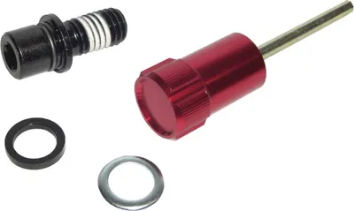Zdjęcie produktu dla RockShox 11.4310.645.000 Zestaw pokręteł/śrub regulacji odbicia Aluminium Red Short, czerwony/czarny (1 zestaw)