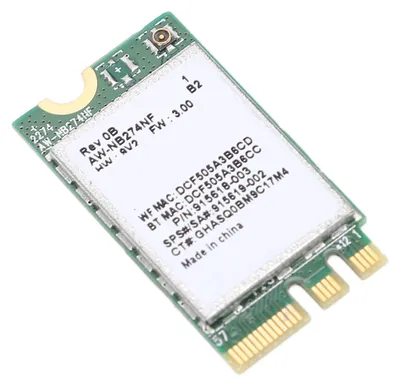 Image de Carte sans fil AW NB274NF RTL8723DE, module WiFi NGFF M.2 300 Mbps, adaptateur réseau avec Bluetooth 4.0 pour Windows 7, 8 et 10 (sans antenne)