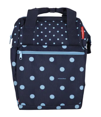 Zdjęcie produktu dla Klickfix torba transportowa ROOMY GT mix kropek niebieska, 25x40x17cm, 12ltr, 1000g
