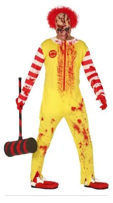 Obrázek produktu pro Děsivý kostým Zombie Burger klaun Halloween 2026