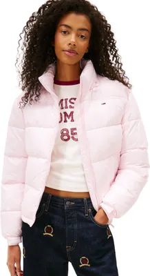 Produktbild von Tommy Jeans Damen Pufferjacke Essential Glänzend, Rosa (Light Pink), S