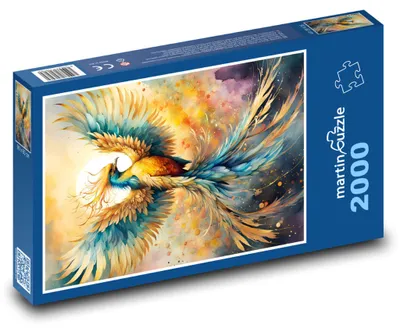 Produktbild von martinpuzzle - Puzzle 2000 Teile - Phönixvogel