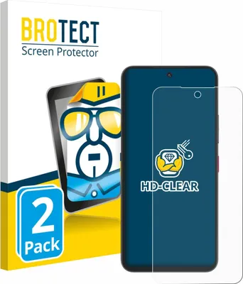 Produktbild von 2x Für Telekom T Phone 3 Pro Schutzfolie BROTECT Displayschutz Display Schutz Folie Klar Transparent