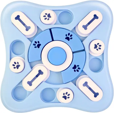 Produktbild von Katzenspielzeug JOPHEK Intelligenzspielzeug für Hunde, Aktivitätsfutterspender, interaktives Welpenspielzeug mit Quietschen für kleine, mittelgroße, g