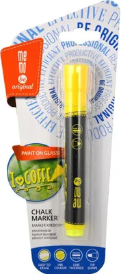 Image de MemoBe marqueur à craie jaune fluo