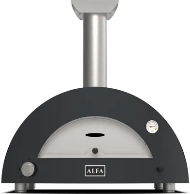 Image de Alfa Forni Moderno 2 Pizze Hybrid-Pizzaofen Gris ardoise