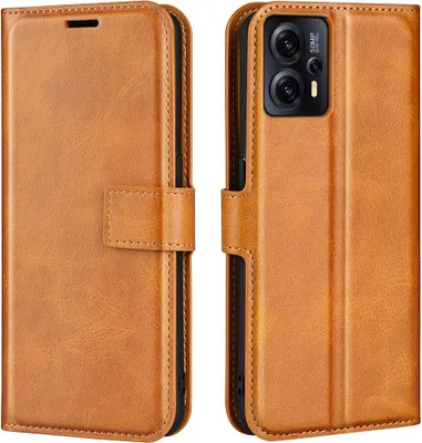 Produktbild von Motorola Moto G13 Hülle - Coverup Deluxe Klapphülle - Braun