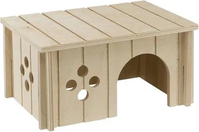 Zdjęcie produktu dla Kurnik ogrodowy – akcesoria do kurnika – z płaskim dachem i otworami wentylacyjnymi – 26 x 17,3 x 13 cm