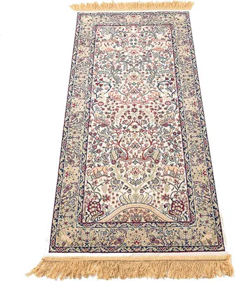 Produktbild von Galeria Farah1970 Teppich Soraya, modernes Design, aus Viskose, dünn, ideal, 135x65 cm