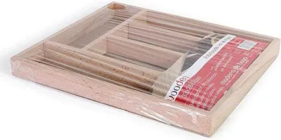 Produktbild von Besteckkasten Holz Besteckeinsatz Besteck Kasten Küchenbesteck Ordnungshelfer
