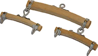 Produktbild von FADEDA Ochsengeschirr / Höhe:11 cm / handbemalt / detailgetreue Krippen Figuren - Weihnachten Tisch Dekoration Krippe Zubehör