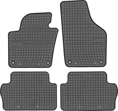Productafbeelding van Volkswagen Sharan II, set rubberen vloermatten, 5 zitplaatsen, modeljaren 2010-