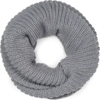 Produktbild von styleBREAKER Uni Feinstrick Loop Schal einfarbig | Weicher elastischer Winter Schlauchschal in Feinripp Optik | Warmer Strick Loop für Damen und Herren