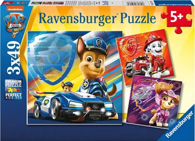 Obrázok produktu pre Detské Puzzle 3x49 dielikov - Labková patrola