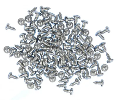 Produktbild von 100x Mini Schrauben Schlitzschrauben 2.2 x 4.5mm lang Schmuckschrauben