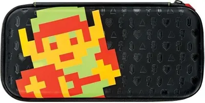 Immagine prodotto di Custodia da viaggio PDP Slim - Zelda Retro Edition, Custodia rigida, Nintendo, Nero, Verde, Rosso, Giallo, Nintendo Switch, Zip