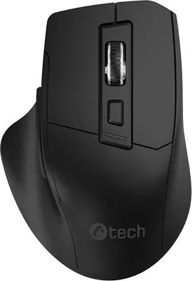 Immagine prodotto di C-TECH Ergo Mouse WLM-05, senza fili, 1600DPI, 6 pulsanti, ricevitore USB nano, nero