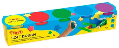 Zdjęcie produktu dla Jovi Soft Dough Modelling Clay Glina do modelowania dla dzieci 5 x 110 g