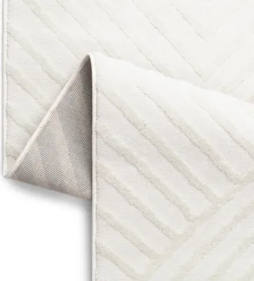 Produktbild von Tapiso Teppich HYGGE Modern Weiß Wohnzimmer Schlafzimmer 140 x 200 cm