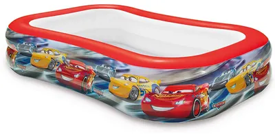 Obrázok produktu pre INTEX 57478NP Plavecké centrum "Cars" detský bazén (262x175x56cm) Deti sa v lete špliechajú