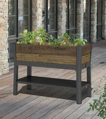Produktbild von Hochbeet Keter Ashwood 113 x 48 x 79,5 cm Walnuß