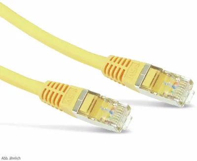 Obrázok produktu pre Patch kábel cat 6 S/FTP PIMF bezhalogénový žltý 7,5 m