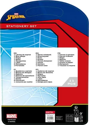 Productafbeelding van Safta Spider-Man Aanvalsset, schrijfwaren, rood, rood, one size
