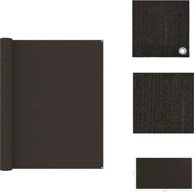 Produktbild von vidaXL Zeltteppich 250x450 cm Braun - Zeltzubehör