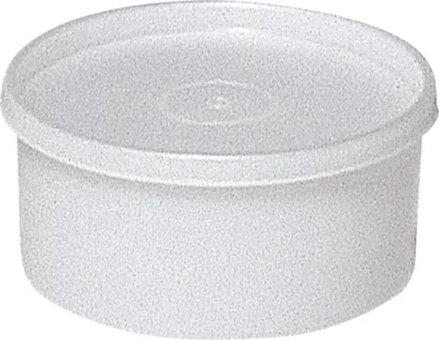 Produktbild von Universaldose - HDPE,500 ml - natur,m. Deckel,Durchm. x Höhe 95x127 mm,VE 24 Stk.