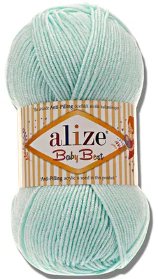 Imagen del producto de Alize 1x 100g Baby Best, hilo antibolitas, color liso, ideal para tejer a crochet o a dos agujas (19)