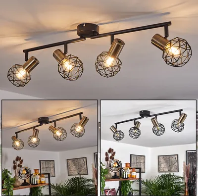 Produktbild von Torano »Torano« Deckenlampe aus Metall in Messing und Schwarz