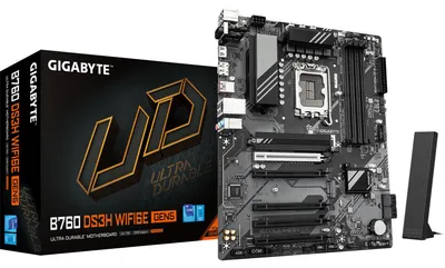 Zdjęcie produktu dla Gigabyte B760 DS3H WiFi6E GEN5              (B760,S1700,ATX,
