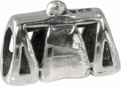 Produktbild von CarloBiagi Bead Charm Schmuck Element Waage 925 Echt Silber BBSZL10