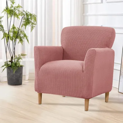 Produktbild von Sesselüberwurf Stretch 1-teilig Rosa
