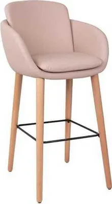 Image de Barstuhl Barhocker Beige Kunstleder Design Barstühle Bar Hocker Stühle Hocker