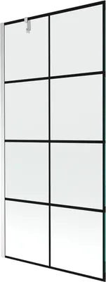 Zdjęcie produktu dla Mexen Next Parawan Wannowy, 1-skrzydłowy, 100x150, Czarny/Chrom