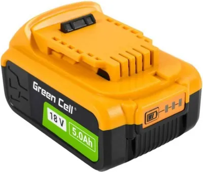 Obrázek produktu pro Green Cell PTDW18V5, Baterie, Lithium-ion (Li-ion), 5 Ah, 18 V, DeWalt, XR DCB184