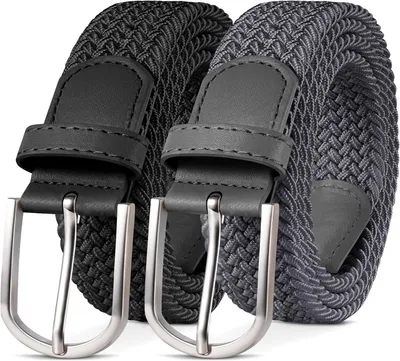 Obrázok produktu pre Elastický opasok 33 mm, pltená látka, nastaviteľný od 90 do 140 cm, 2 kusy, pre nohavice