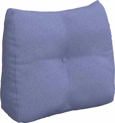Zdjęcie produktu dla vidaXL Poduszka na plecy jeans niebieski 60 x 24 x 50 cm tkanina