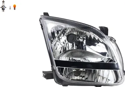Obrázok produktu pre Johns, Halogénové svetlomety HSW pasujú do Suzuki Ignis MH 09/ 03- pravá žiarovka 3512086G10000 3512086G10