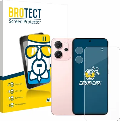 Produktbild von BROTECT Schutzglas für Oppo Reno 14 F (Display+Kamera) Schutzfolie Panzer Folie Glas Display Schutz klar